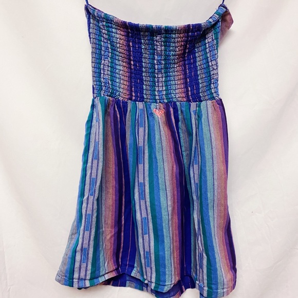 ROXY Striped strapless mini dress - Picture 13 of 15